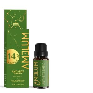 Amelum Anti-bite Shield mešanica eteričnih olj s kapalko