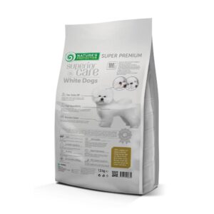 NATURE'S PROTECTION SUPERIOR CARE suha hrana za odrasle pse malih in mini pasem z belo dlako, z jagnjetino