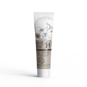 TAURO PRO LINE Pure Nature Stainless Look 3in1, naravna glinena maska proti madežem solz na dlaki psov